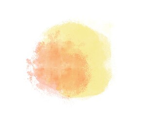 color spot in orange and yellow