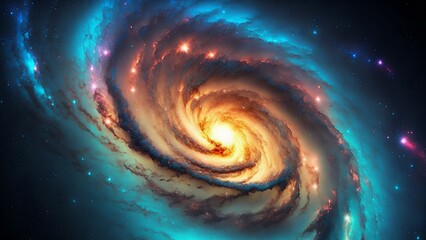 Beautiful cosmic Galaxy Outer Space background Wallpaper