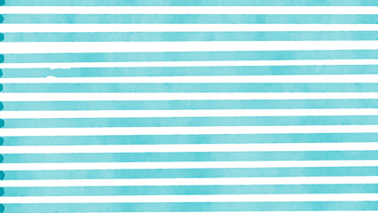 Beautiful background with blue watercolor stripes. Hand painted brush strokes, striped background. Vector illustration