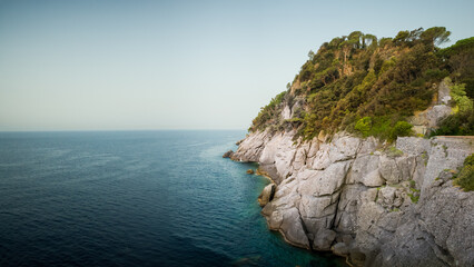 Ausblick aufs Meer von Castello Brown, Portofino