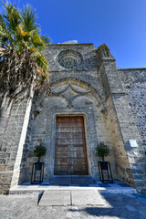 Naklejka premium Church of Divino Salvador de Vejer de la Frontera, Cadiz, Spain
