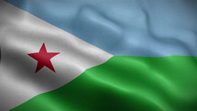 Flag of Djibouti Country Nation