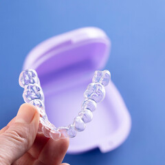 orthodontic treatment, invisible braces, new orthodontic technology - 558721736