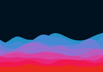 line wave pattern vector. Abstract template with geometric pattern.