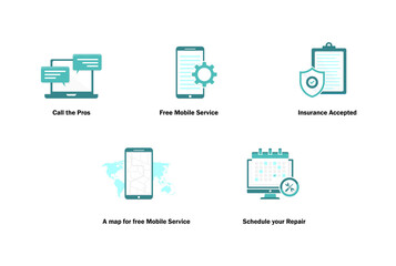 Obraz premium icons set