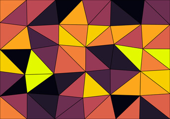 Obraz premium Abstract Polygonal Space Background. Geometric Polygonal background molecule and communication. Concept of science, chemistry, biology, medicine, technology.