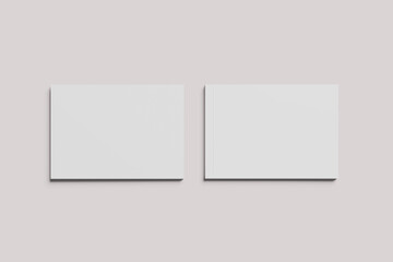 A4 Magazine Landscape Blank Mockup