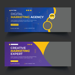 digital marketing corporate social media facebook cover template