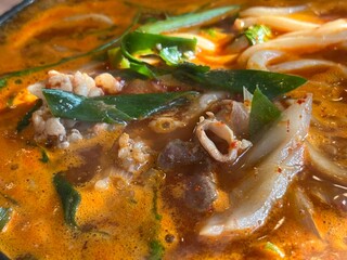 채수로 끓여내는 소곱창 전공! 매콤하게 맛있었습니다.