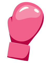 pink boxing glove design