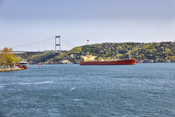 Bosphorus strait naval traffic