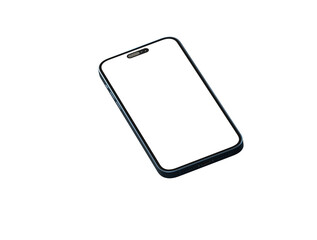 realistic smartphone template mockup for user experience presentation. Stylish concept design for websites, applications and landing pages.