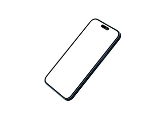 smartphone  With Blank Screen in 3d