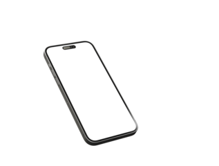 Mock up of smartphone - 3d rendering