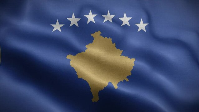 Flag of Kosovo Nation Country