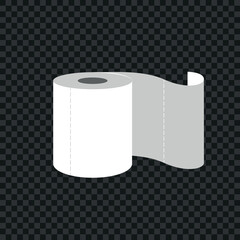 Toilet paper roll. Vector illustration