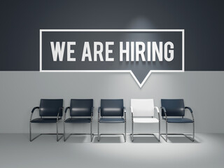 We are hiring, join our team -  waiting interview room