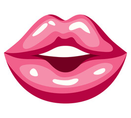 pink lips design