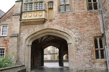 Fototapeta na wymiar Old gate in Wells, Somerset England