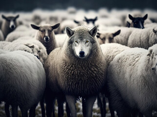 Wolf Between Sheeps GEnerative