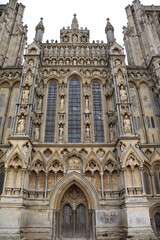 Fototapeta na wymiar The Cathedral Church of St Andrew in Wells, England Great Britain