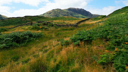Wonderful Lake District National Park from above - drone photography