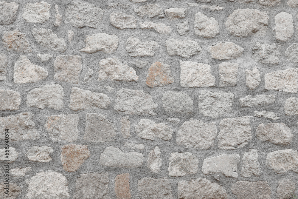 Poster stone wall texture background built rock brick