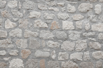 stone wall texture background built rock brick