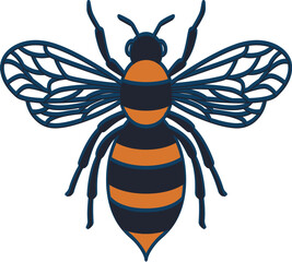 illustration of bee