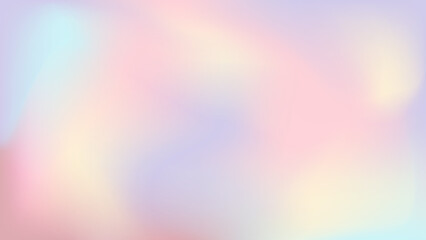 Delicate cute easter background. Mesh gradient. Horizontal greeting banner. Empty. Vector illustration.