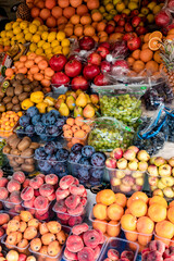 Fruits Market. Healthy natural food concept