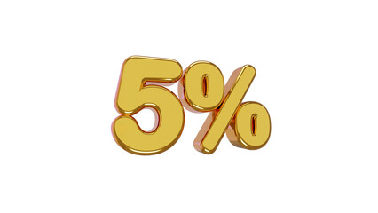5%