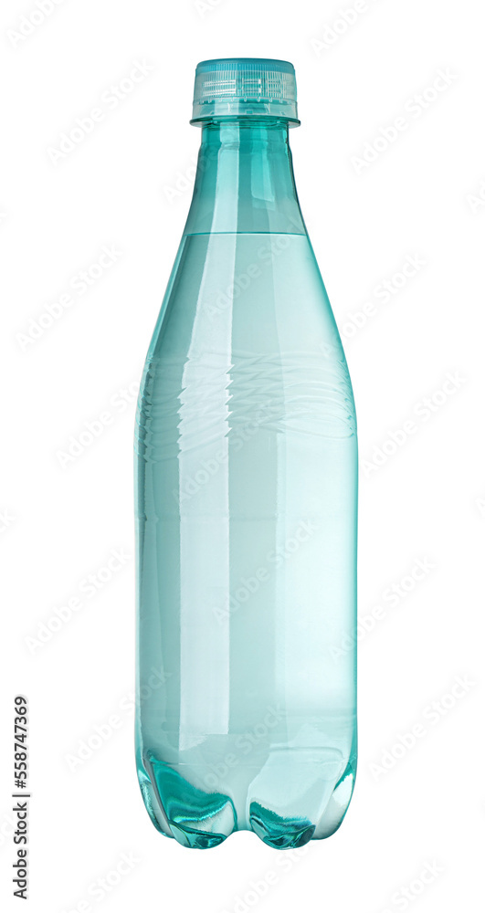 Canvas Prints plastic water bottle isolated