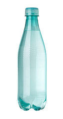 Plastic water bottle isolated