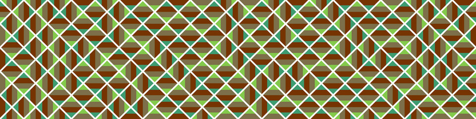 Color Rhombus tile tessellation pattern illustration