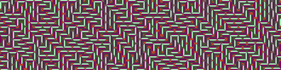 Color Rhombus tile tessellation pattern illustration