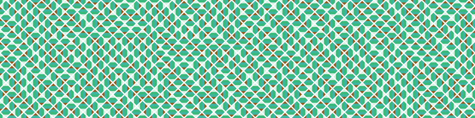 Color Rhombus tile tessellation pattern illustration