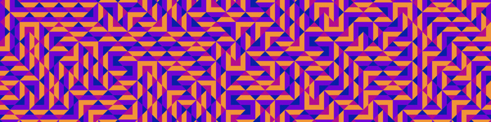 Fototapeta premium Color Rhombus tile tessellation pattern illustration