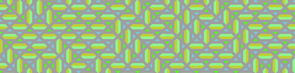 Color Rhombus tile tessellation pattern illustration