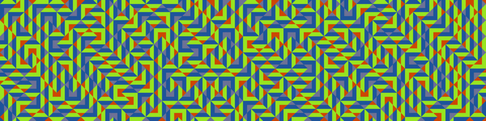 Color Rhombus tile tessellation pattern illustration