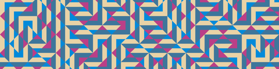 Color Rhombus tile tessellation pattern illustration