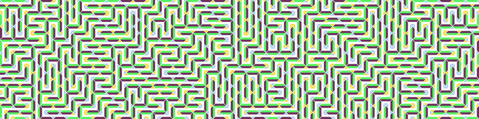 Color Rhombus tile tessellation pattern illustration