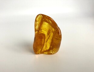 Natural Baltic amber stone from Poland. 