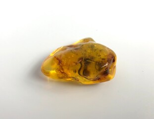 Natural Baltic amber stone from Poland. 