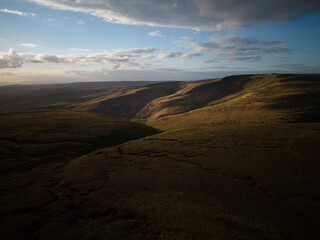 Peak District National Park at sunset - travel photography