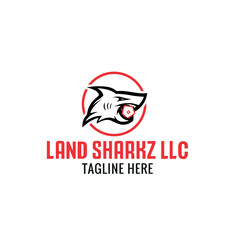 mascot shark logo for Brand, Company, Finance, Real estate, electronic, sports game Shark logo - vector illustration.