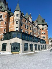 Fototapeta na wymiar château Frontenac Québec Canada hôtel 