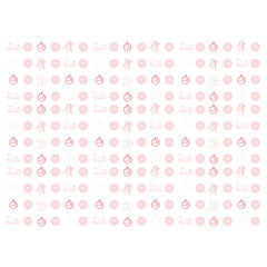 Christmas element pattern red vector packaging.