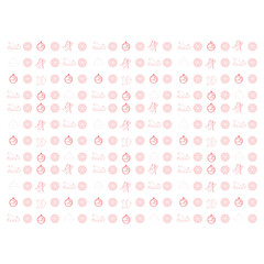 Christmas element pattern red vector packaging.