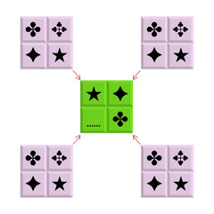 Find the Missing Piece. Shape completion questions, Find next shape